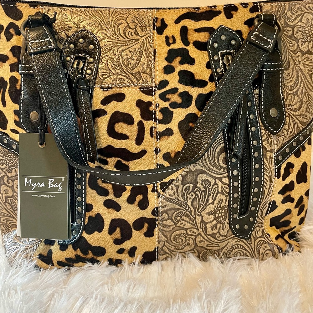 Myra Jaguar Trail Leather Bag - Picture 5 of 10